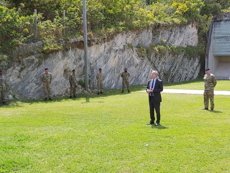 Governor Visits RBR Troops
