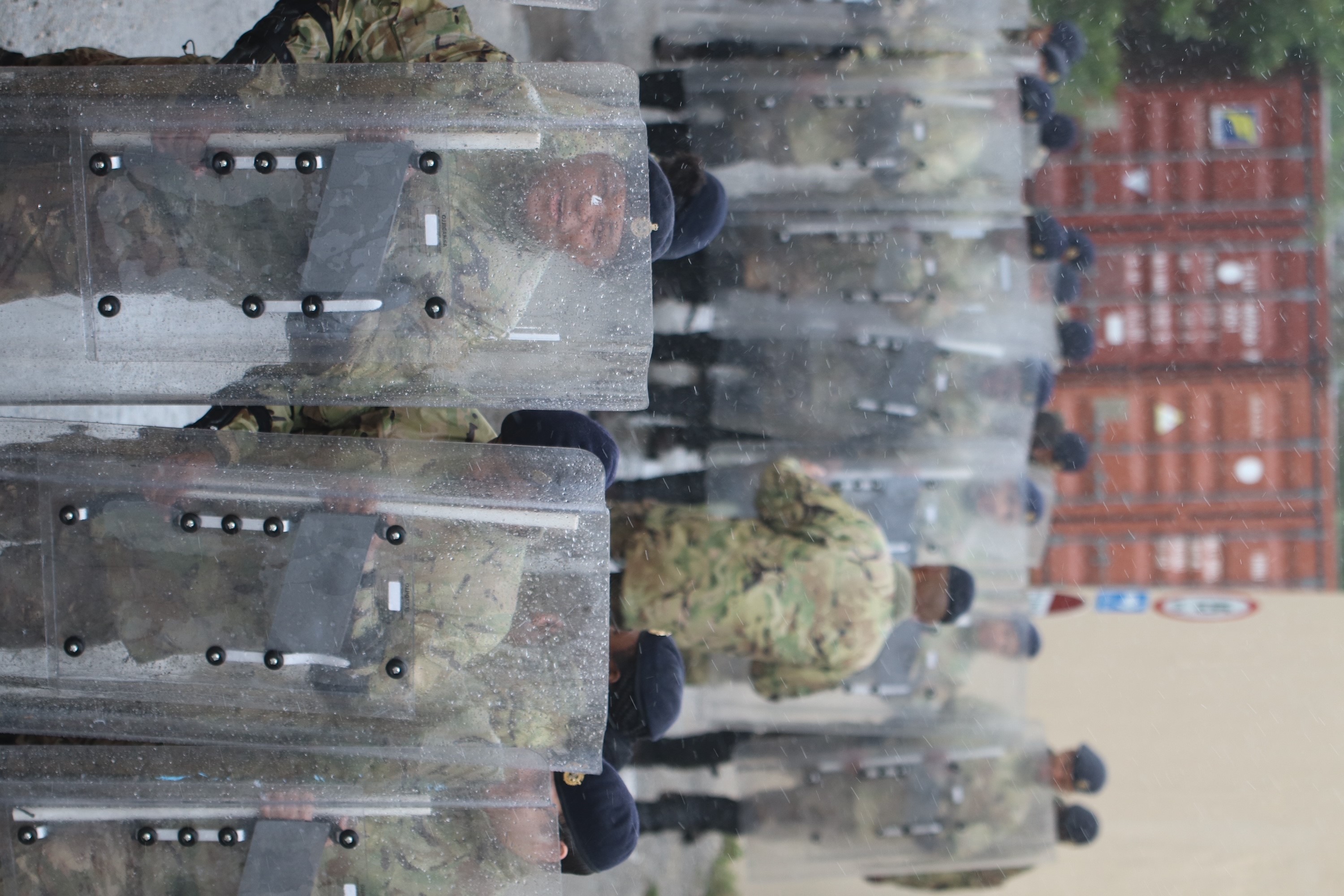 02 Soldiers from B Company Commenced Public Order Training