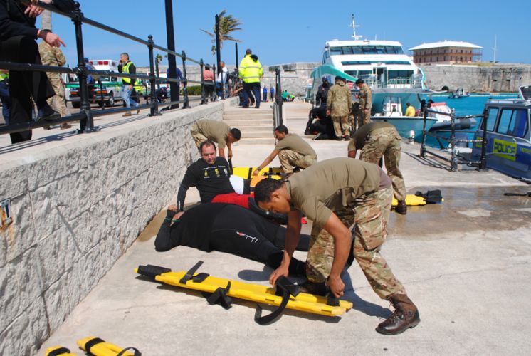 Major Emergency Exercise Held In Dockyard