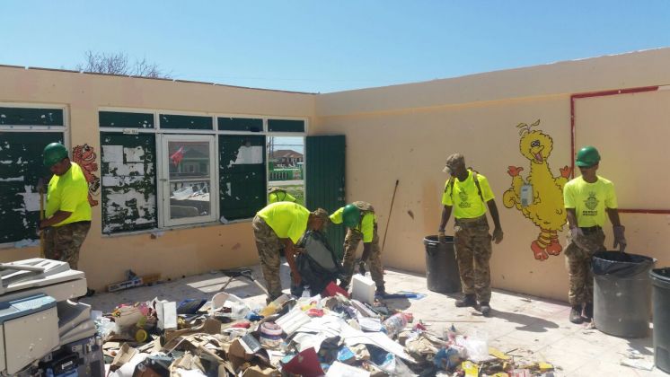 RBR Troops Get To Work in TCI